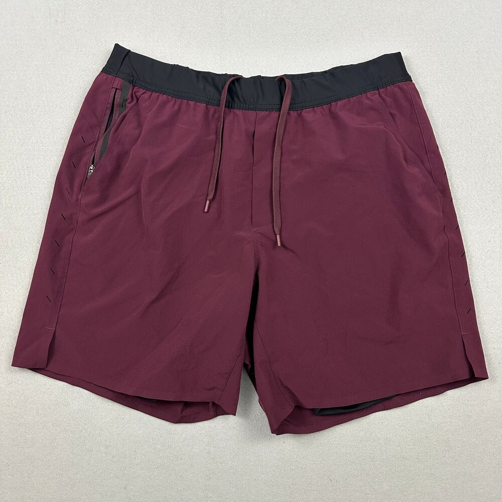 Ten Thousand Shorts Men XL Maroon Burgundy Workout Athletic Compression Liner